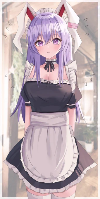 鈴仙にメイド服着てもらった#東方Project #鈴仙・優曇華院・イナバ 
