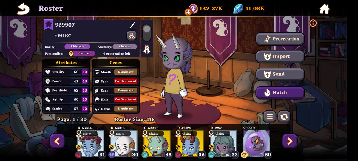 Welcome to the family ❤️ 🙏 <a href="/devikins_game/">Devikins</a> @snsjr #eldritch #procreation #nft #imakethislookgood #moretocome