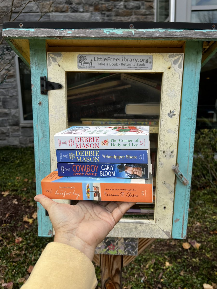 JoyfullyReviewd's tweet photo. Thank you @readforeverpub @thatsostelle @danasquare !! I dropped these copies at one of my @FreeLitLibrary’s
#readromance #BookTwitter #readforever #FreeLittleLibrary #allromanceallyearround #ellicottcity #howardcounty #readingcommunity https://t.co/jQY3od4mj3