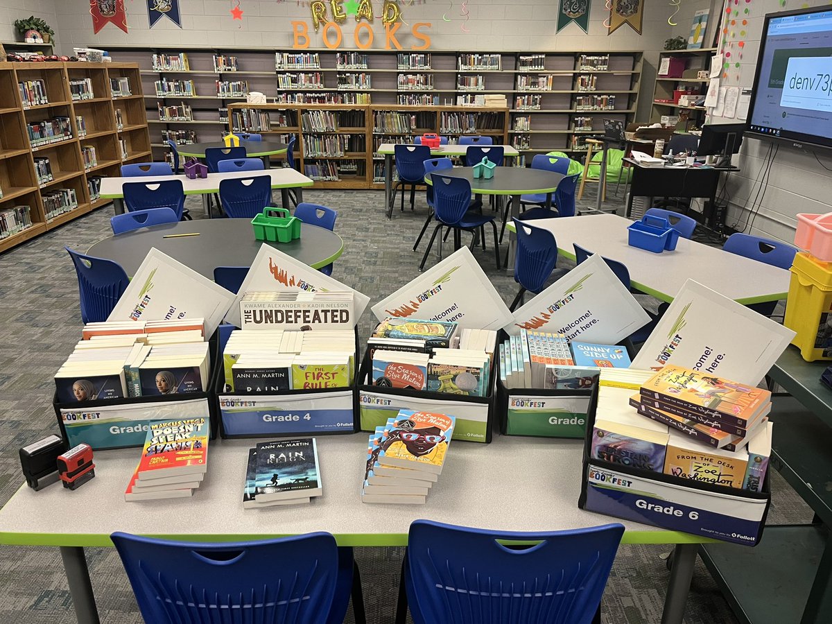 OLibrarian918's tweet photo. @kwamealexander we just received the Bookfest sets for our library book clubs! We can’t wait to let the adventures begin! ❤️📚 https://t.co/YlvszqcHHd