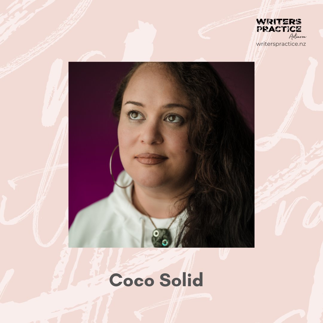 Rounding out the incredible line-up at the 2023 Kāpiti Writers’ Retreat is writer, multimedia artist, and musician, Coco Solid whose workshop, 'They sound like people I know' is unfortunately already sold out! :o 

Check out our other workshops - writerspractice.nz/events/the-202…