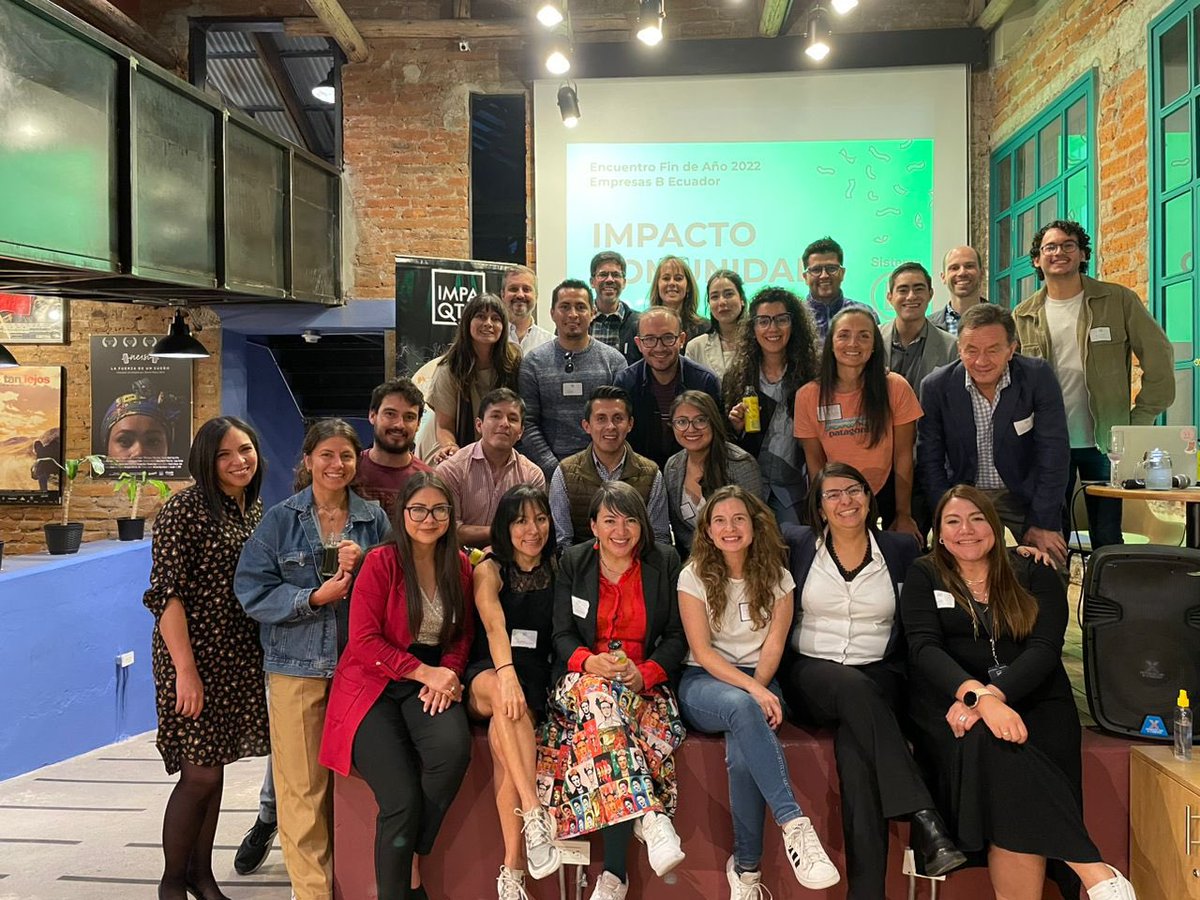Las empresas B tenemos un propósito y es hacer un mejor Ecuador,  siempre es momento para repensar sobre lo que pasa e identificar que podemos hacer, este fin de semana estuvimos presentes como <a href="/soyemprendec/">EMPRENDEC</a> en el encuentro de las #EmpresasBEcuatorianas, gracias por este espacio.