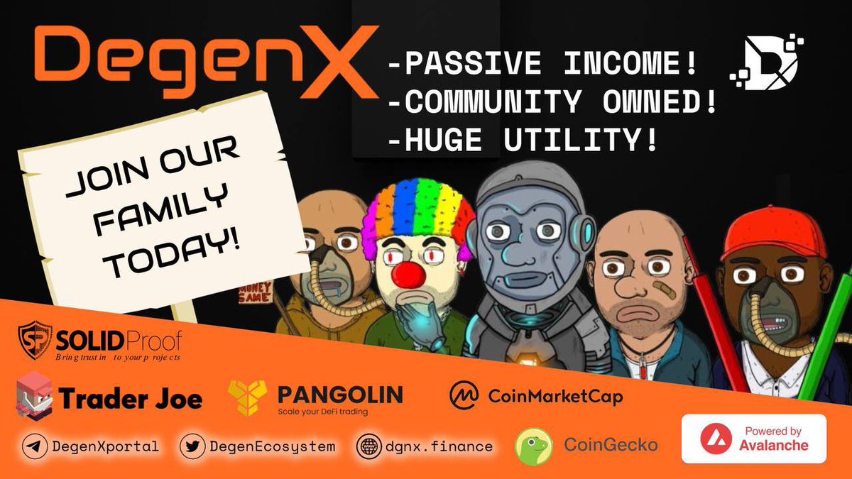 <a href="/cryptojack/">CryptoJack</a> GM Ser from your #DGNX family 🥦

Check this out!

The team is building non-stop one of the most innovative tech in DeFi

@DegenEcosystem 
t.me/DegenXportal