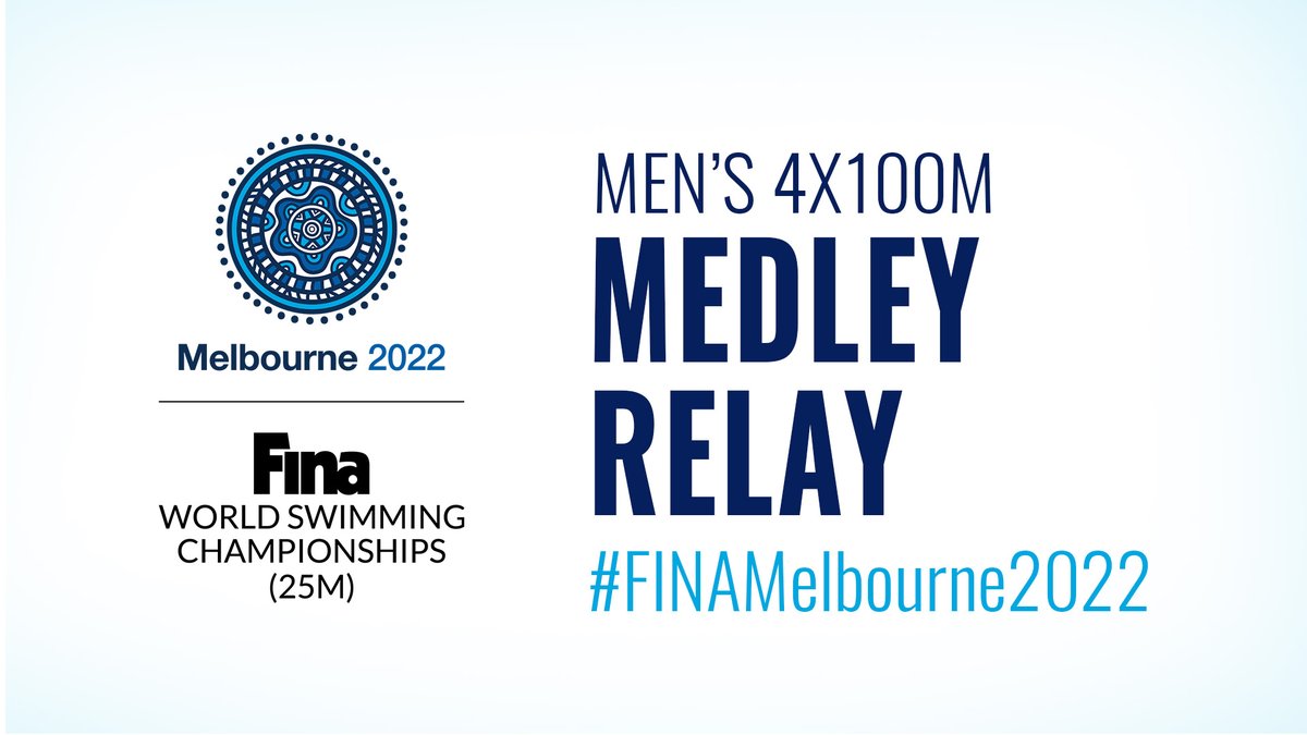 Advancing to the final:

1. United States (Armstrong, Fink, Julian, Foster), 3:23.55

📊: bit.ly/3uHUI0P | #FINAMelbourne2022