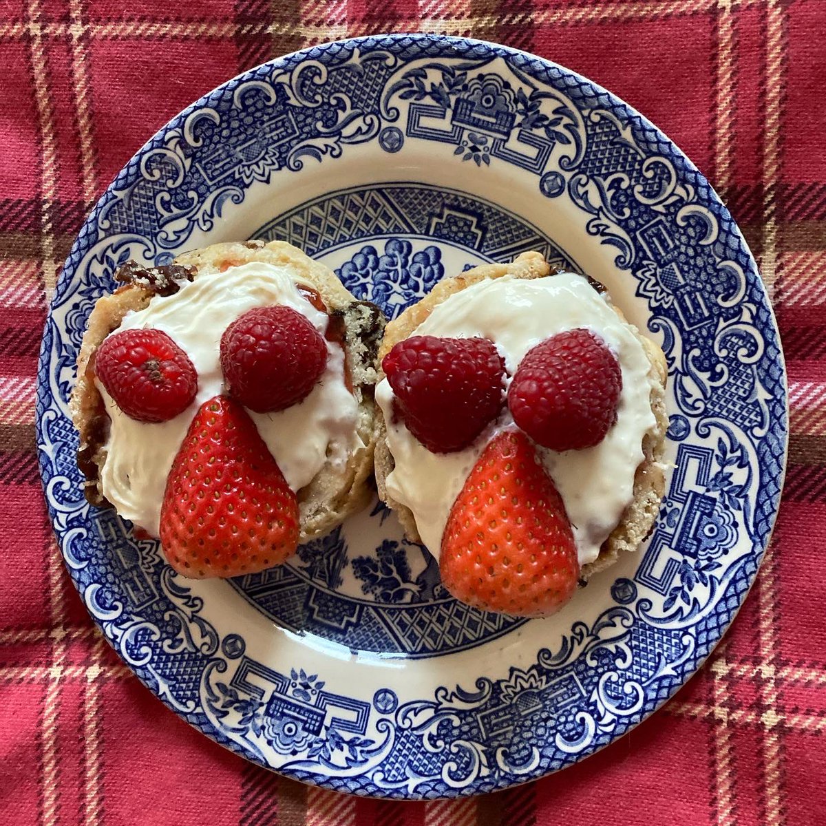 Jan_Lentzos's tweet photo. Barry likes making faces… 😉
🍓 🍓 🍓 🍓 🍓 🍓 🍓 🍓 🍓 🍓 #SultanaScones #StrawberryJam #FreshCream #FreshStrawberries #FreshRaspberries #CupOfTea #TeaAndScones #WristFracture #OneHandedEating #AfternoonTea #Strawberries #Raspberries #Scones #JamFirst #Jam #Cream #SconeFace 😋 https://t.co/kg47BbkXQE