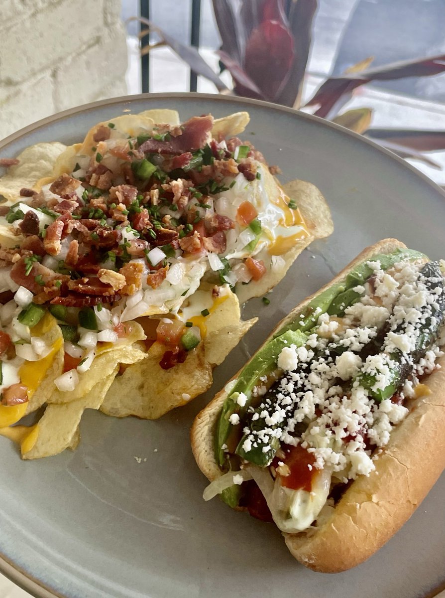 Sojournsatx's tweet photo. Come try today’s special; Spicy Mexican Dog and Loaded Chips!!! https://t.co/BAEx7DvTO5