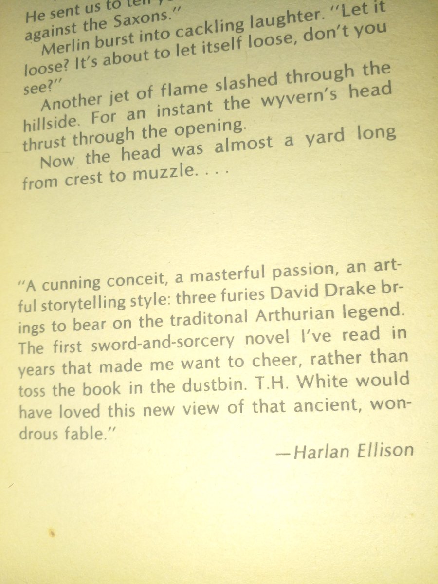 clockswatch's tweet photo. #paperback #BookLover #dragonlord #fantasy #fantasyart #BookTwitter #SwordsUp #daviddrake #harlanellison https://t.co/6nll6T2cZG
