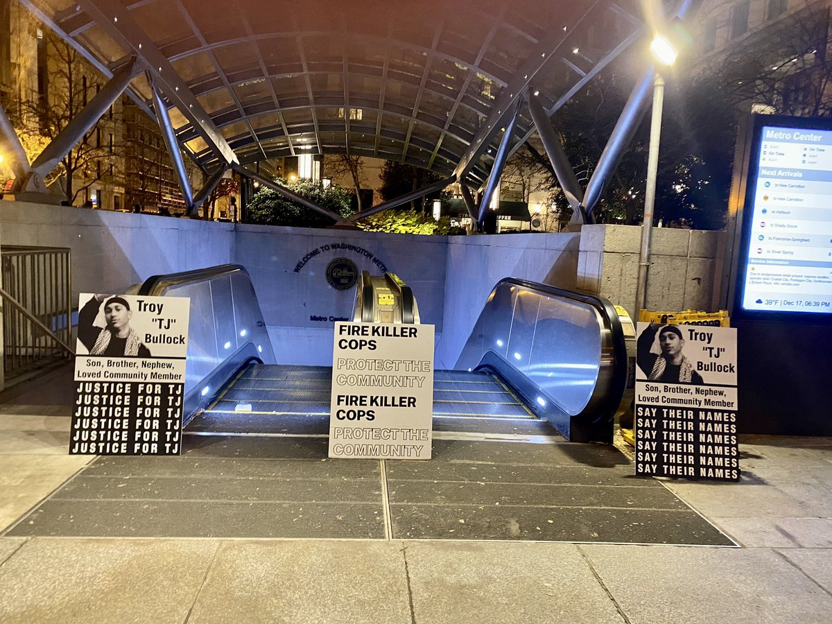 HarrietsDreams's tweet photo. .@MetroTransitPD @DCPoliceDept @SafeDC @MayorBowser @councilofdc release all the videos of the unjust killing of Troy Bullock. The FBI Agent is home for the holidays,the family want him arrested. #StopKillerCops #StopPoliceGunViolence #justice4TJ #BlacklivesMatter #WeKeepUsSafe https://t.co/jPEJ2ZYIwn