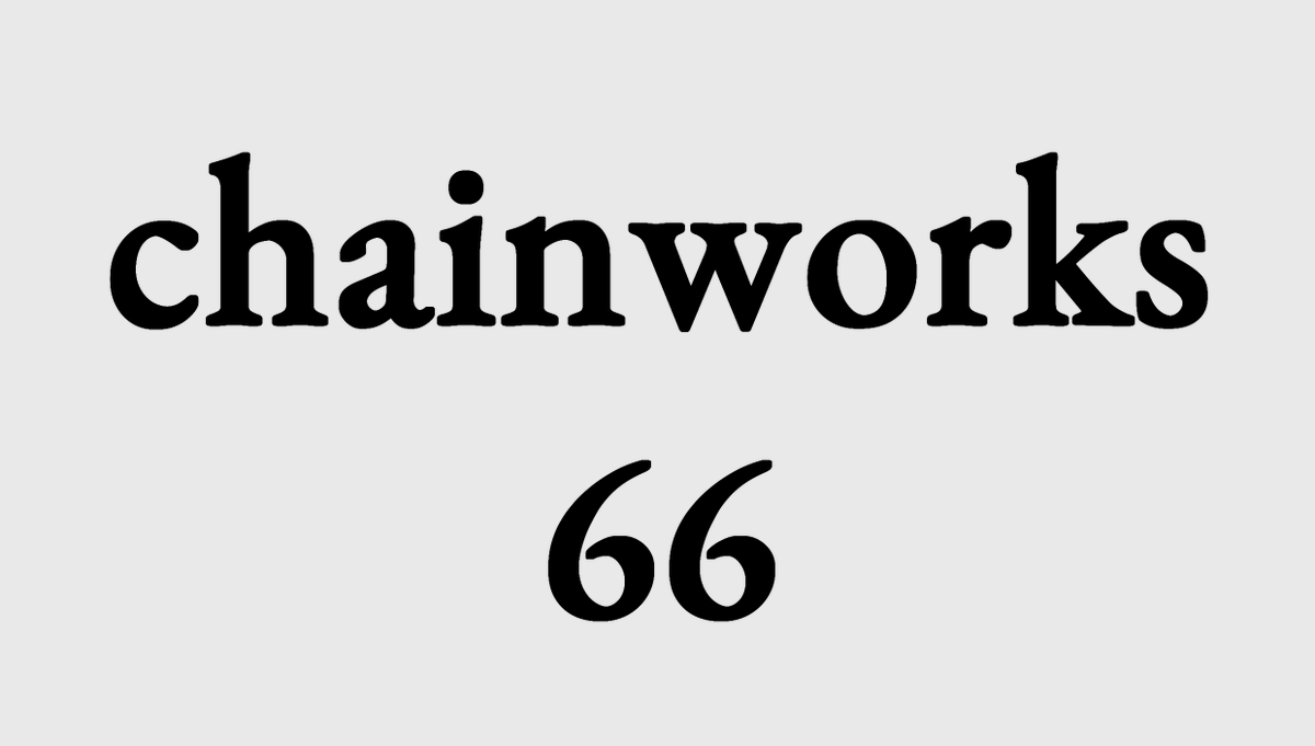 JohNostalg's tweet photo. #chainworks 66 - is it over before it's begun? https://t.co/9tvD9BOCZp