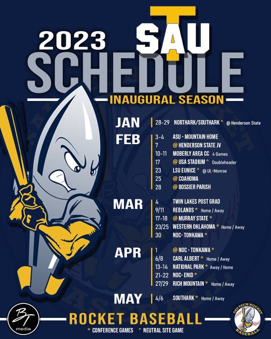 🚨 2023 Spring Schedule 🚨