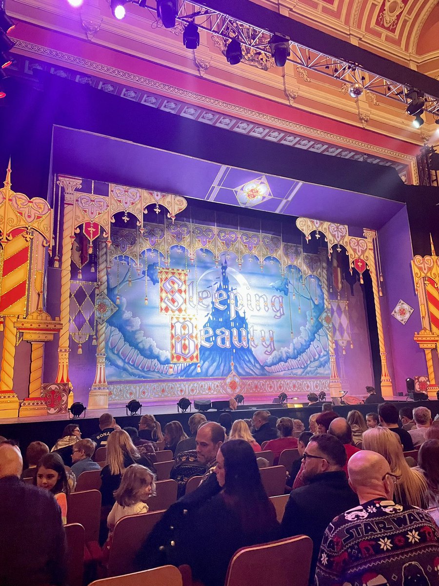 Brilliant night spent with carers at our Christmas Event watching the Sleeping Beauty Panto at Victoria Theatre.