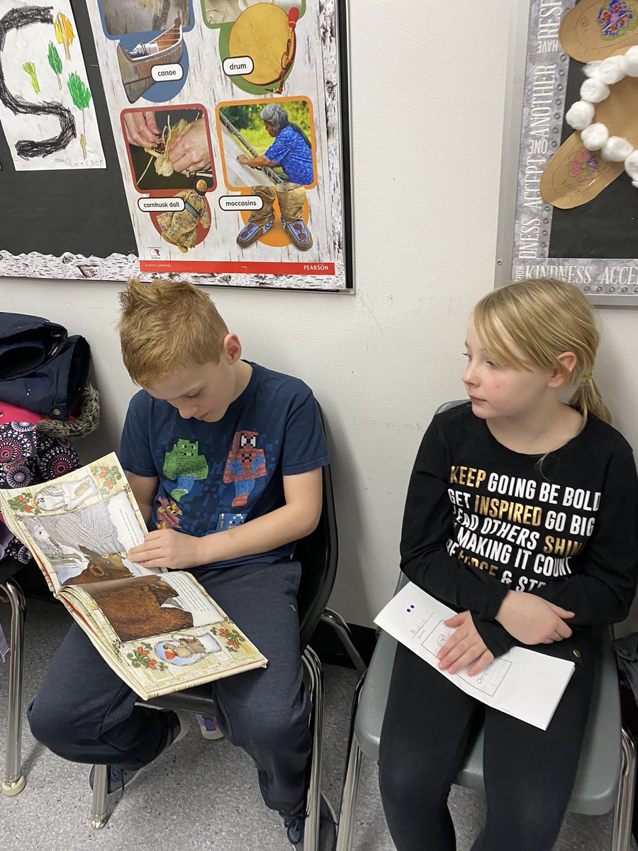 It warmed my heart to listen to grades 1-4 partner read! It’s the simple things.