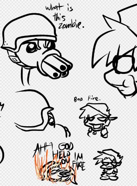 DailyZdoodles's tweet photo. He got burned by the undead- https://t.co/ImG5l9xwl7