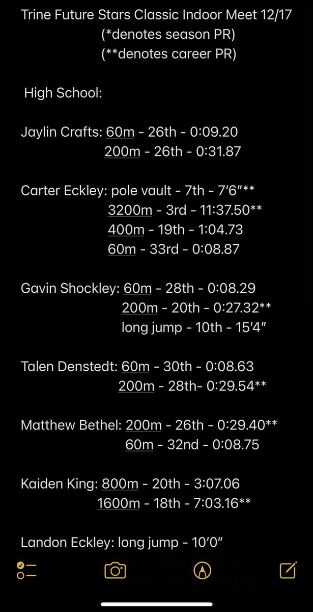 NCEagleRunning's tweet photo. It���s hard to get good pictures when you’re going fast 💨 Results from todays Trine Future Stars Classic Indoor Meet…we had 5 top 10 performances and 6 new PR’s 💪🏼 #NCSTRONG @NC_eagle @TrineXCTF https://t.co/K8Q18BG0Pp