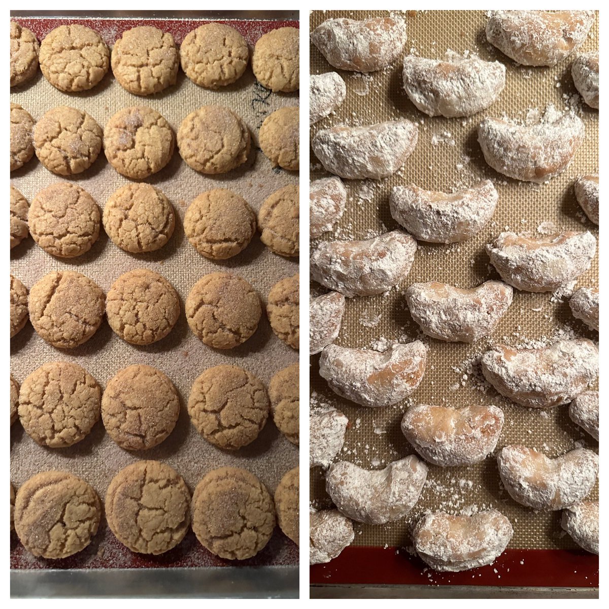 One of my favorite holiday traditions…baking for our neighbors. Biscochitos and kifflins done, tomorrow cranberry orange pecan bread and spiced nut mix. #holidaytraditions
