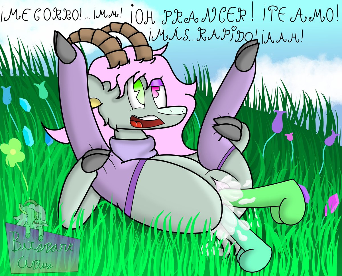 When Bitspark is alone, she thinks of her crush, Prancer the reindeer, and uses some special toys

#nsfw #feral #goat #digitaldrawing #originalcharacter