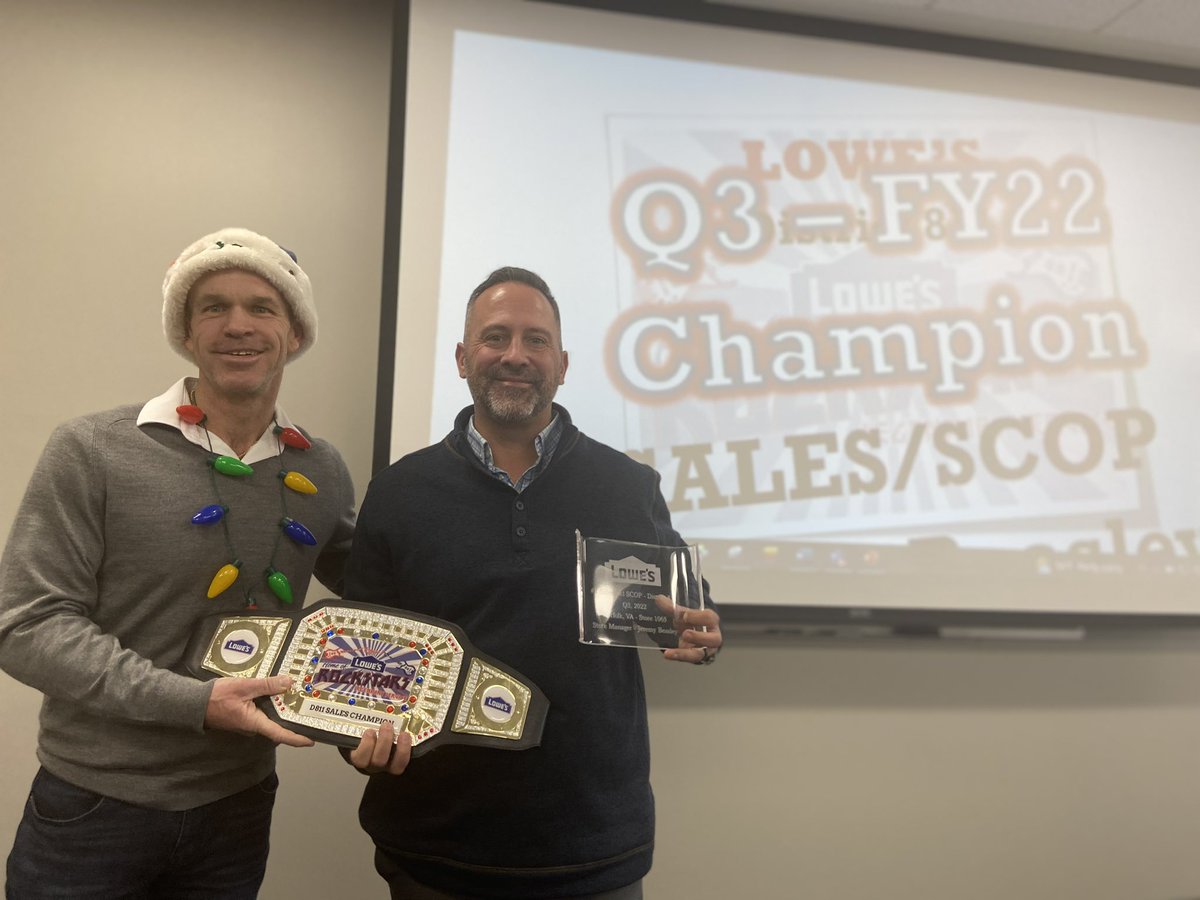 Eric Marler (@eric_marler) on Twitter photo Congratulations to our Q3 belt winner! Jeremy and his team had a phenomenal quarter! <a href="/jeremybeas1/">Jeremy Beasley</a> <a href="/BenitoKomadina/">Benito.Komadina@Lowes</a> <a href="/brad_lewis53/">Brad Lewis</a> <a href="/Stephan52090228/">Stephanie Fuller</a> <a href="/PresnellLars/">Lars Presnell</a> <a href="/AmberJo30836021/">Amber Jones</a> Congratulations to our Q3 belt winner! Jeremy and his team had a phenomenal quarter! <a href="/jeremybeas1/">Jeremy Beasley</a> <a href="/BenitoKomadina/">Benito.Komadina@Lowes</a> <a href="/brad_lewis53/">Brad Lewis</a> <a href="/Stephan52090228/">Stephanie Fuller</a> <a href="/PresnellLars/">Lars Presnell</a> <a href="/AmberJo30836021/">Amber Jones</a>