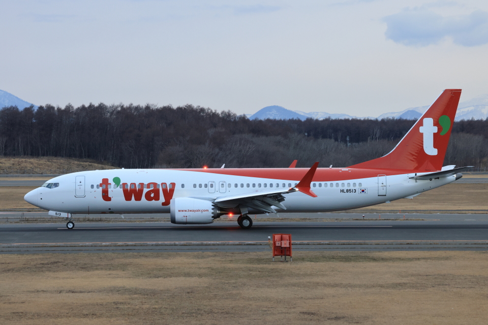 熊本空港にも、ティーウェイ航空の、737MAX 来てほしいです。
＃ティーウェイ航空
＃737MAX