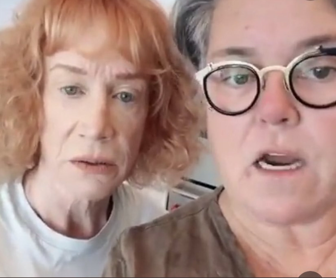 Well, well… look who got weekend passes from the loony bin #RosieODonnell #KathyGriffin