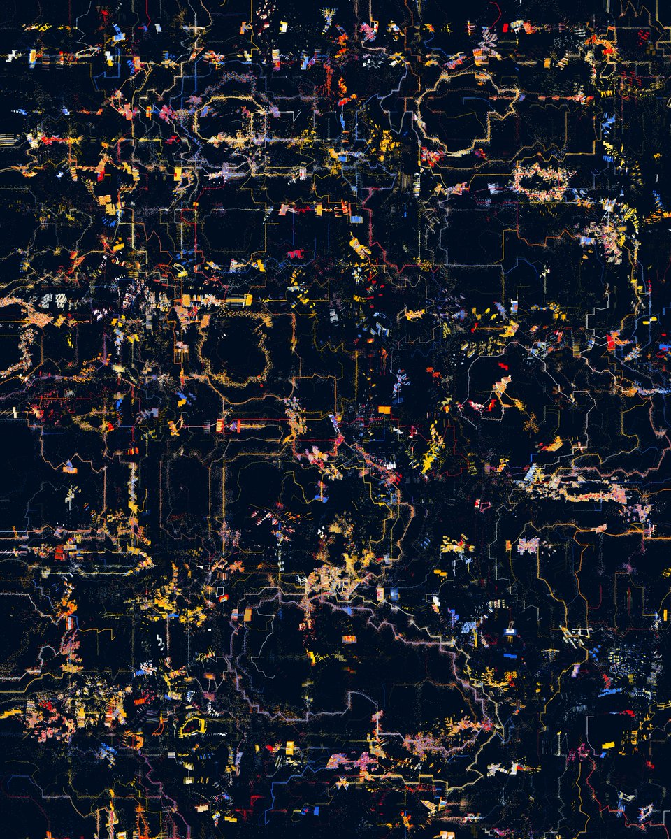 KalebsCode's tweet photo. generative city grid https://t.co/cMsE7hPBq9