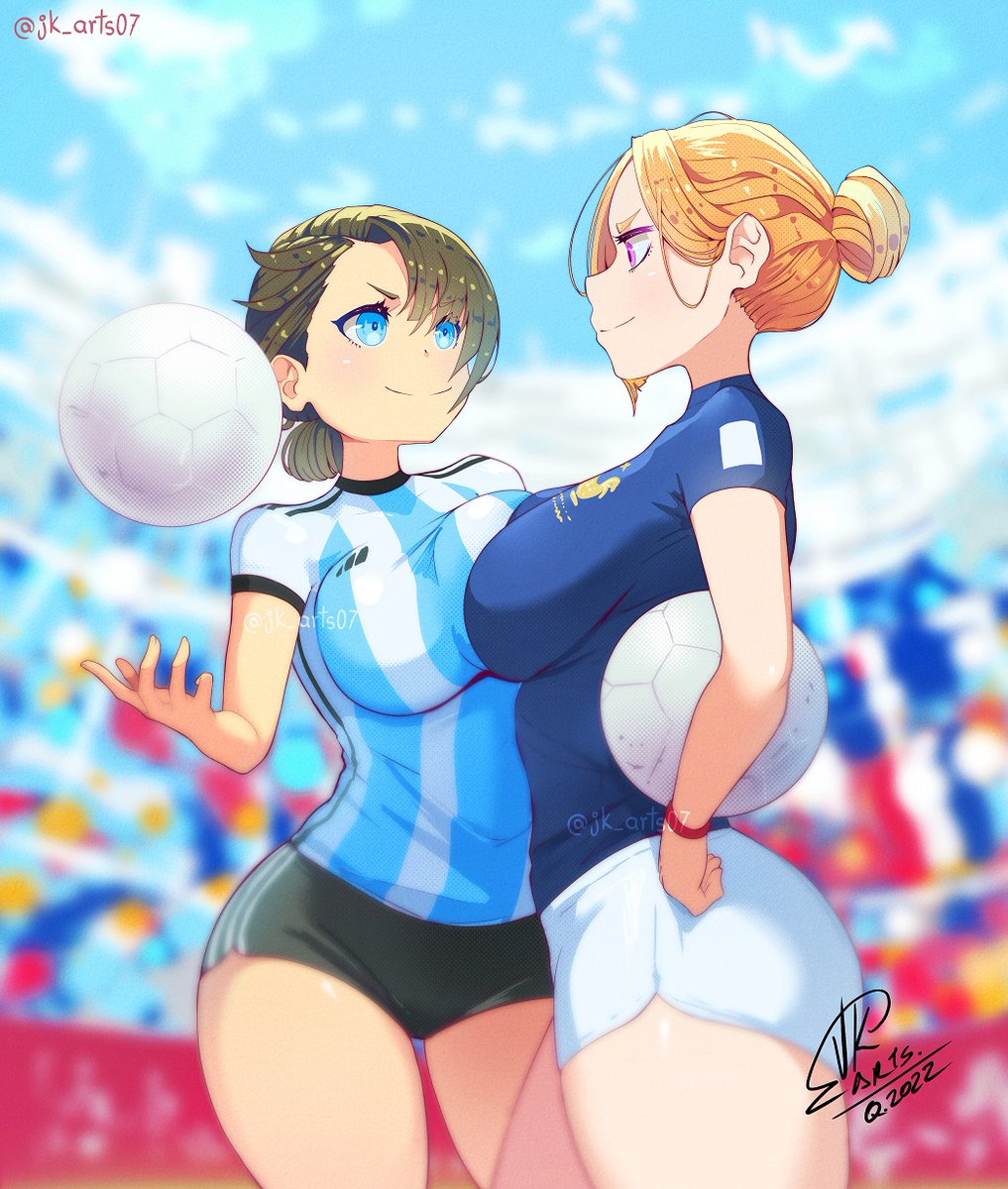 Ready!! 
🇦🇷-🇫🇷
#ArgentinaVsFrance #argentina #France #francia 
#futbol #qatar2022worldcup 
 #CLIPSTUDIOPAINT 
#waifu #animegirl 
#fifa  #drawing #cute    #artwork  #hionart  #anime #illustration
@HuionEspanol