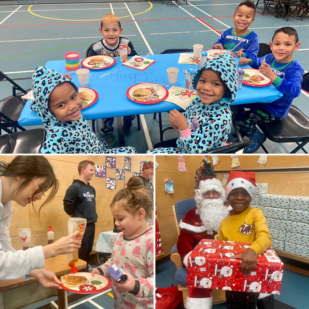 A magical day made possible by citydreamcentre.com who provided our whole school with presents and by Legacy Church volunteers <a href="/a_nazarene/">Legacy - A Church of the Nazarene</a> for organizing a pancake breakfast and a visit from Santa!! <a href="/Surrey_Schools/">Surrey Schools</a> #giving #kindness #Christmas