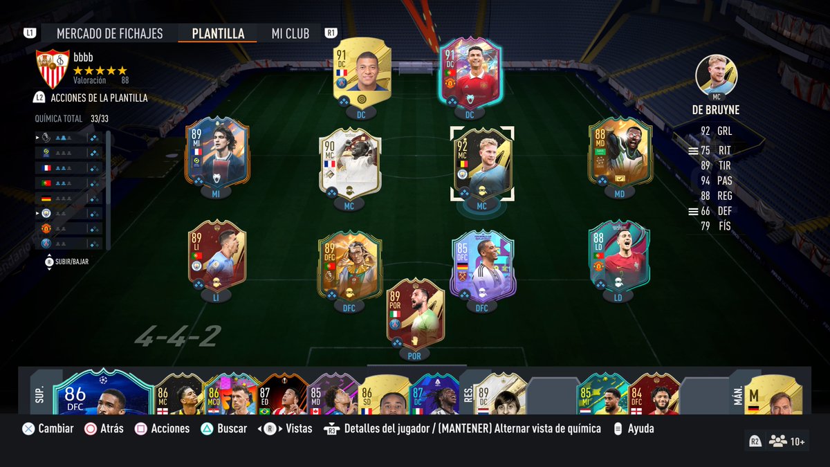 20-0 con hasta 10 DC con 0-0, algunos repetidos por partida doble. Lo de salirse a la gente se le ha ido de las manos, cada partido es un mundo y puedes ganar a cualquiera tal y como es este juego, que menos que intentarlo...En fin a este paso los contratos van a subir de precio