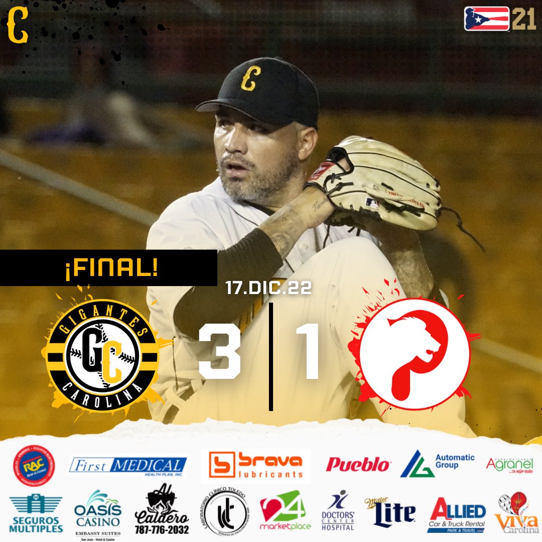 🫡🟡⚫️¡YES, YES, YES!

Llegó la victoria de nuestra Tropa Amarilla y Negra.

Mañana estamos en doble juego en el Hiram Bithorn 🆚 @ra12_oficial.

#LosdelClemente
#LaTropaAmarillayNegra
#SomoslosJefesdelaMetro