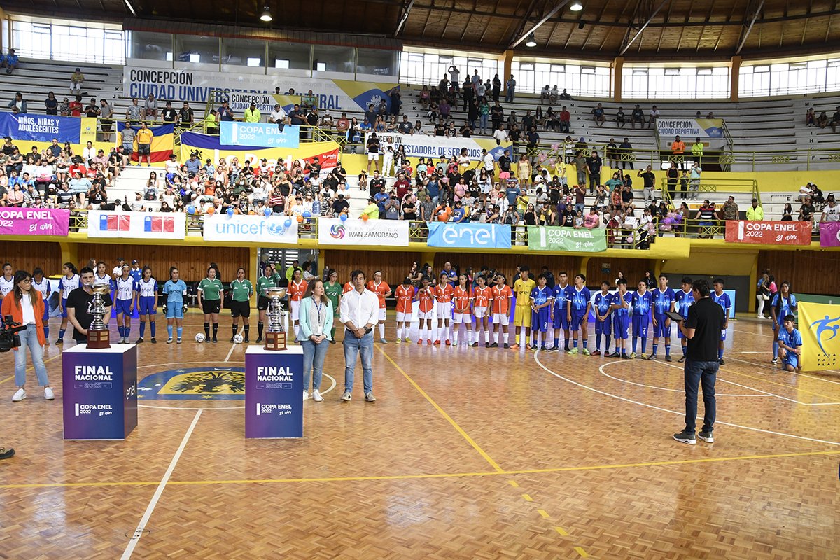 EnelChile's tweet photo. Felicitamos al equipo de niñas y niños de Lo Prado, los campeones de la #CopaEnel 2022 🏆⚽. Gracias a esta gran hazaña tendrán el privilegio de ir a Italia para enfrentarse al Inter de Milán. https://t.co/bSxfWjgE2A