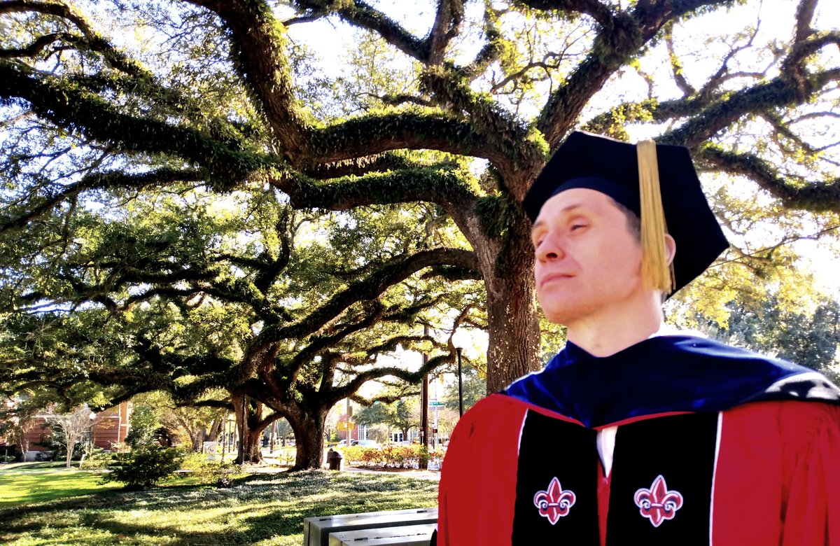 I earned my Doctorate yesterday.