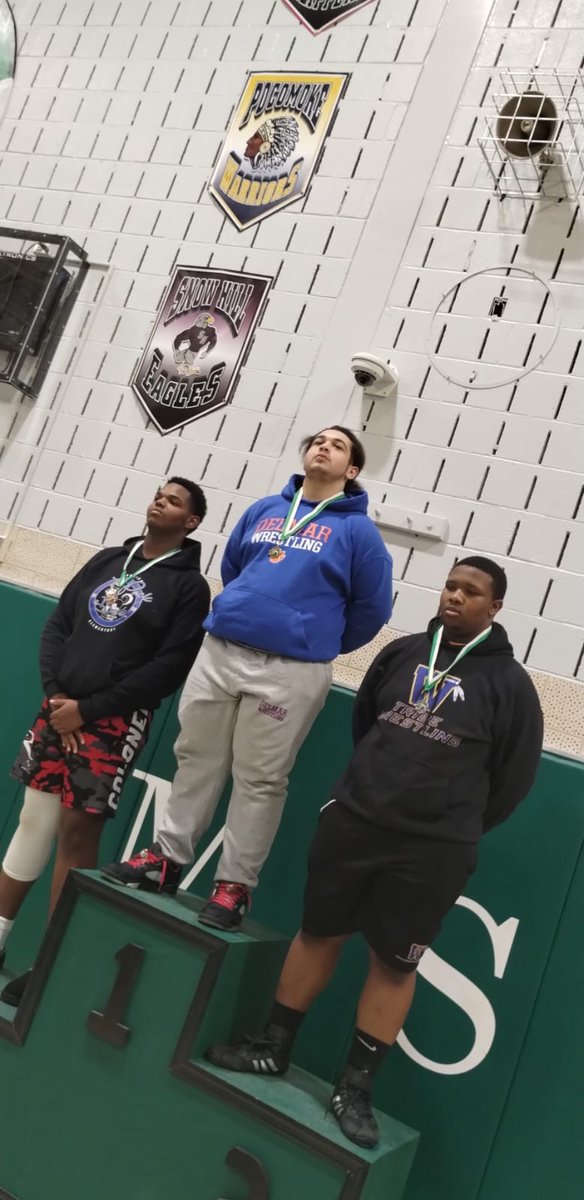 JV Parkside Holiday Tournament, Desmond Walker (270-285lbs), 1st place!