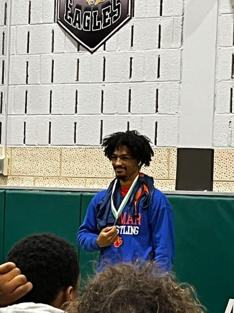 JV Parkside Holiday Tournament, Noman Ahmed (135-137lbs), 3rd place!