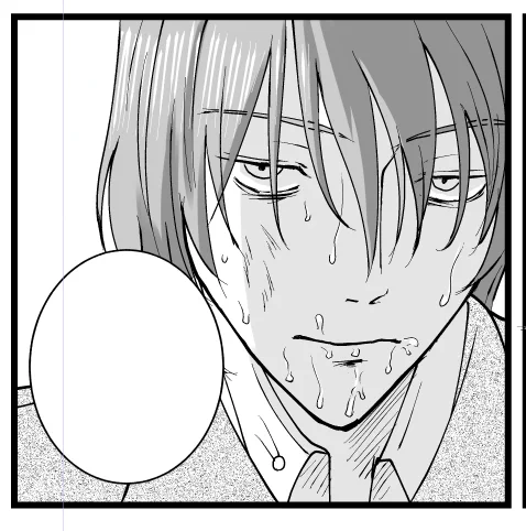 今描いてる漫画で一番好きなコマ 