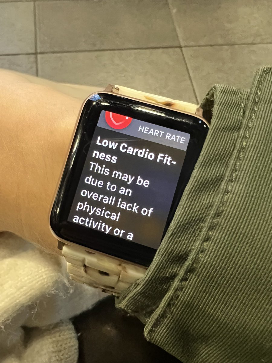 my apple watch just called me out of shape
