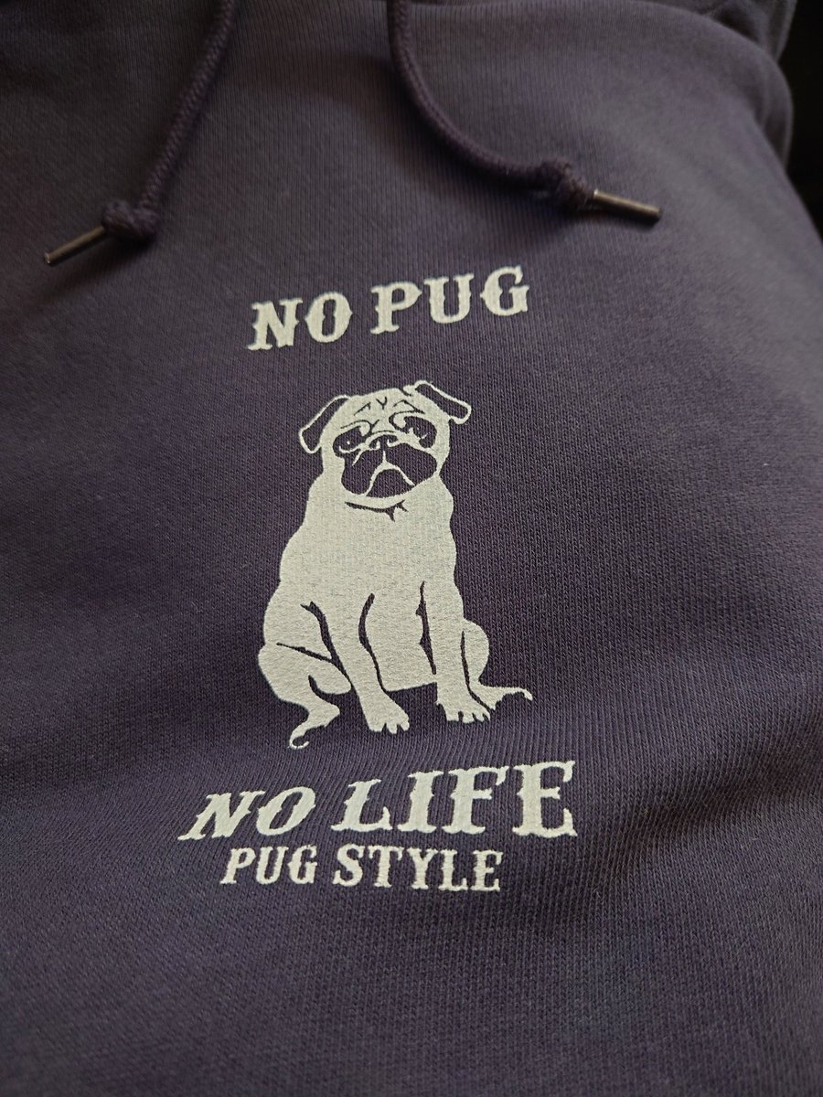 thrashmetalist1's tweet image. 超可愛いパーカーが届いた
#PUGSTYLE