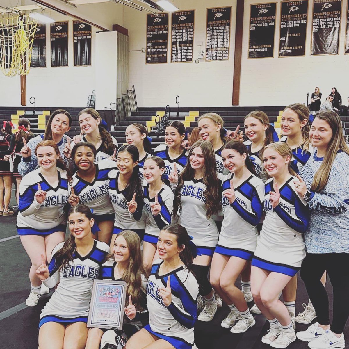 Ending 2022 with a 1st place win!!! Go Eagles ! 💙