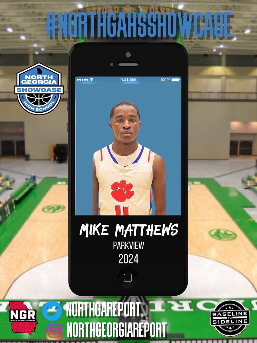 northgareport's tweet photo. Final #HSBB
The final game of the day goes to the Panthers from Lilburn. They have had some shining moments. ‘24 Mike Matthews is ☝🏾 of those stars finishing with 25 points in the win. He is Uber athletic and strong.
#NorthGaHsShowcase https://t.co/7eXiXZJo2p