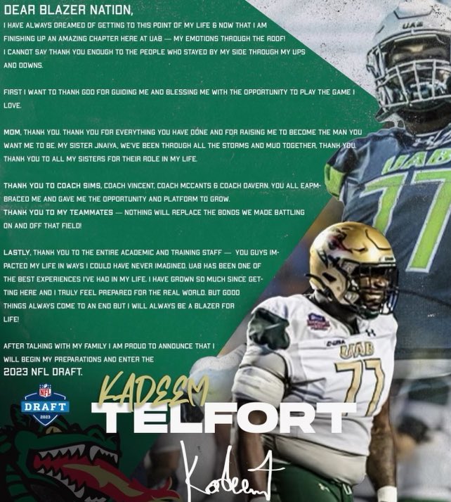 Proverbs 3:5-6
5 Trust in the LORD with all your
heart and lean not on your own understanding;
6 in all your ways submit to him, and he will make your paths straight. FOREVER A BLAZER 🐲 #WinAsOne #BlazerNation
