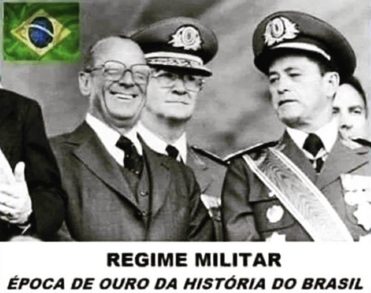 CariocasDireito's tweet photo. Seu professor de esquerda mentiu pra você, os únicos q temiam os militares eram #bandidos, #comunistas e #guerrilheiros https://t.co/UafWjqOCDl