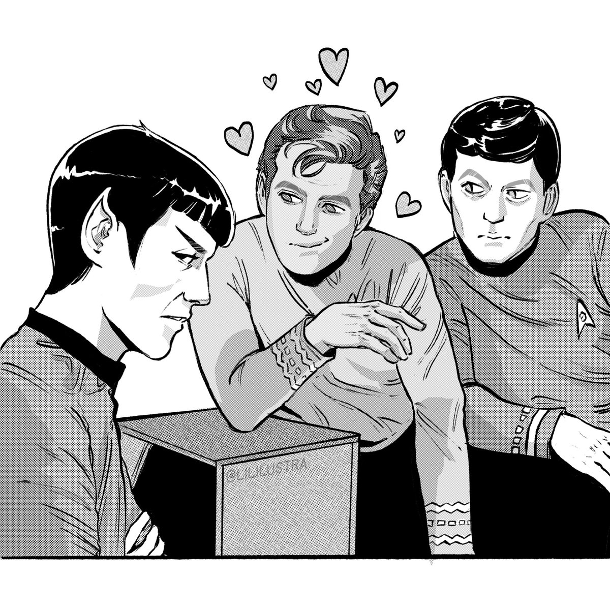More Spirk Fanart 🤠
“Bones knows”🤨