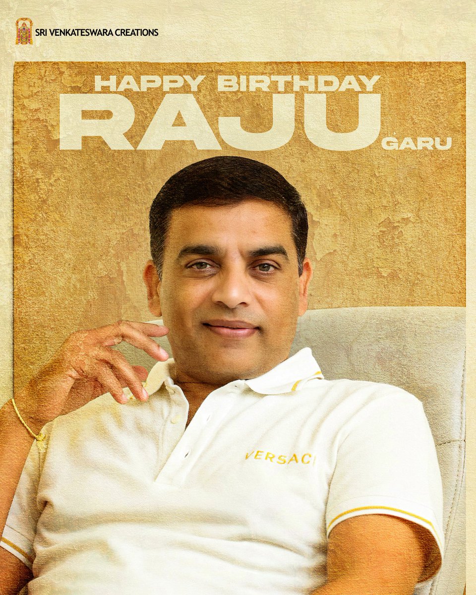 Wishing our dynamic producer #DilRaju Garu a very happy birthday!