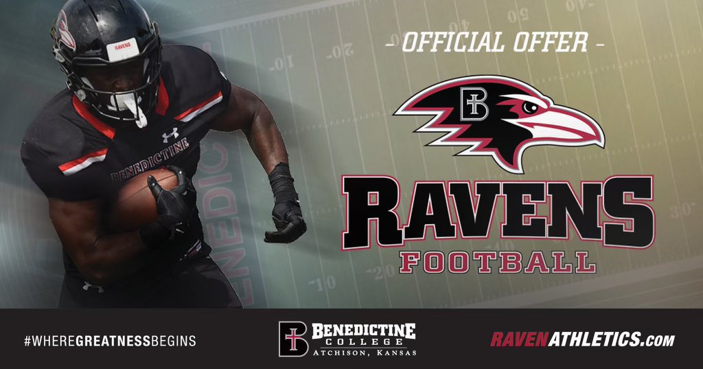 JakobSasse's tweet photo. Proud to announce I have received an offer to continue my academic and athletic career at Benedictine College!@CoachPopsBC @JoelOsborn_BC @RavenFootballBC https://t.co/axvMSKSxZR