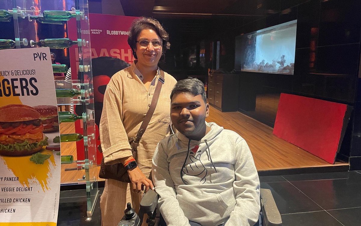Watching a film with people who are actually going through a similar situation is an experience that has no words… watched SaLaam Venky with parents of DMD kids and a few kids diagnosed with DMD… am proud to have made SaLaam Venky!!! Thank you all who believed in me 🙏🏾