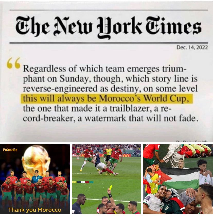 Thank you for making Africa proud, Morocco. You won many hearts during the tournament and you will always be a winner to many of us …. Shukran. Merci.🥰🙌🏽👍🏽 #Qatar2022 🇲🇦