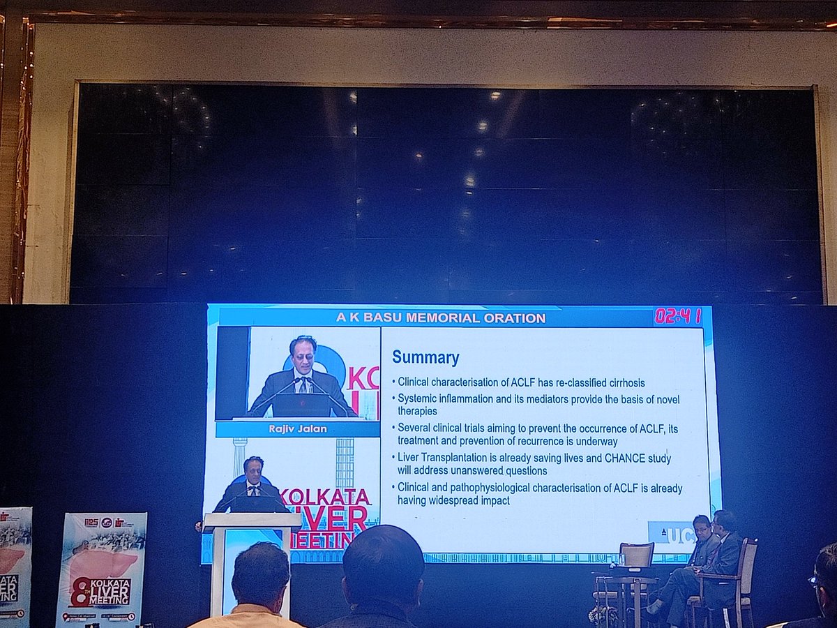 Pratibha Garg (@pratibha28garg) on Twitter photo Fascinating talk by one and only Prof Rajiv Jalan <a href="/RajivJalan1/">Prof Rajiv Jalan</a> ✨✨ 'Solving mystery of ACLF' at KLM 2022
Moved and motivated to work and contribute to the field🔬🧪🥼 Fascinating talk by one and only Prof Rajiv Jalan <a href="/RajivJalan1/">Prof Rajiv Jalan</a> ✨✨ 'Solving mystery of ACLF' at KLM 2022
Moved and motivated to work and contribute to the field🔬🧪🥼