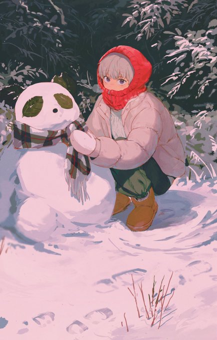 「ミトン 雪だるま」のTwitter画像/イラスト(新着)｜3ページ目