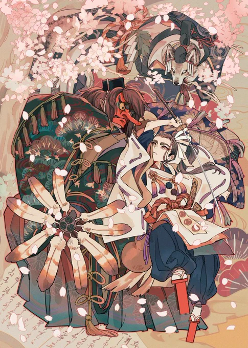 今年も夜能会のポスターイラストを描かせていただきました!大変ありがたいですありがとうございます。他2枚も描かせていただきましたのでお楽しみに〜 