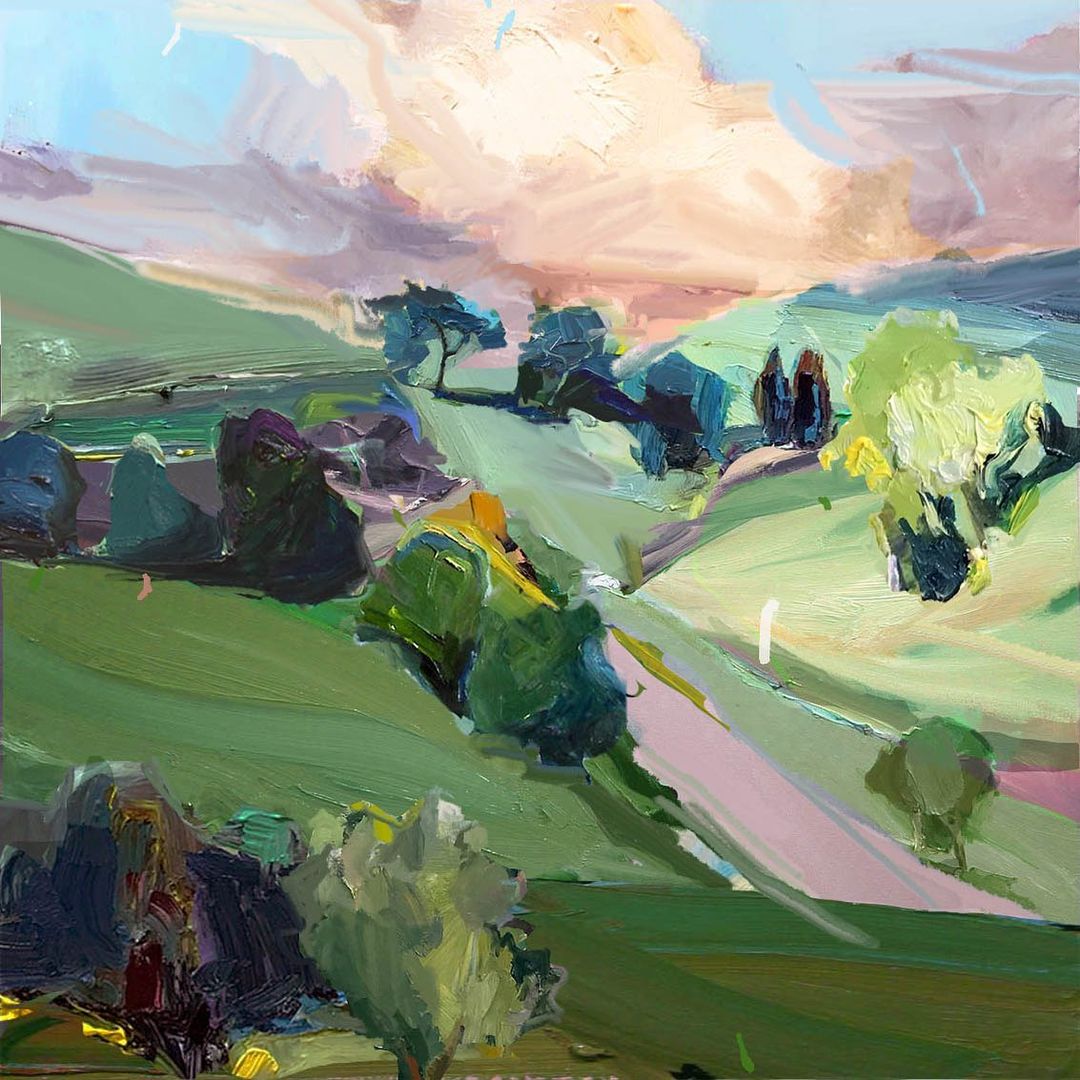 “Remembered Landscape Near Lithgow”, 85X85cm, oil on polycotton.

#landscapepainting #landscapepaintings #richardclaremont #landscapeartists #artlandscape #landscapepainters #paintinglandscape #landscapeart