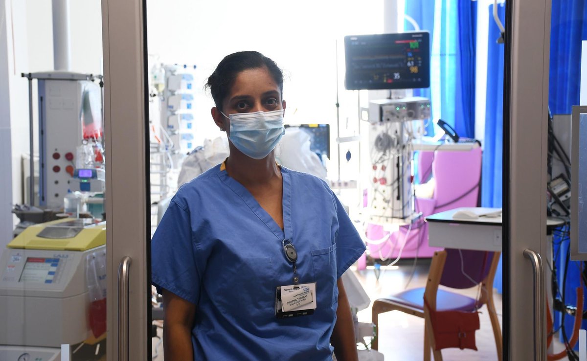 'She cares relentlessly, showing compassion not only towards patients but families too despite an intense workload.' Critical care nurse Swapna is a finalist for our 'Compassion (Clinical)' award in our annual Staff Awards. Thank you for always being there for our patients 💙