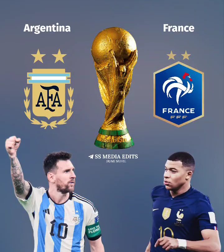 ThenewstrackC's tweet photo. https://t.co/ITSlcUM3V1 

Predict and Win: France Vs Argentina

Who will win the World Cup?  Let's have your predictions and win recharge cards @AkureHowFar
@Apex993_
#ArgentinaVsFrance @YemieFash https://t.co/SLDsdC5Hsc